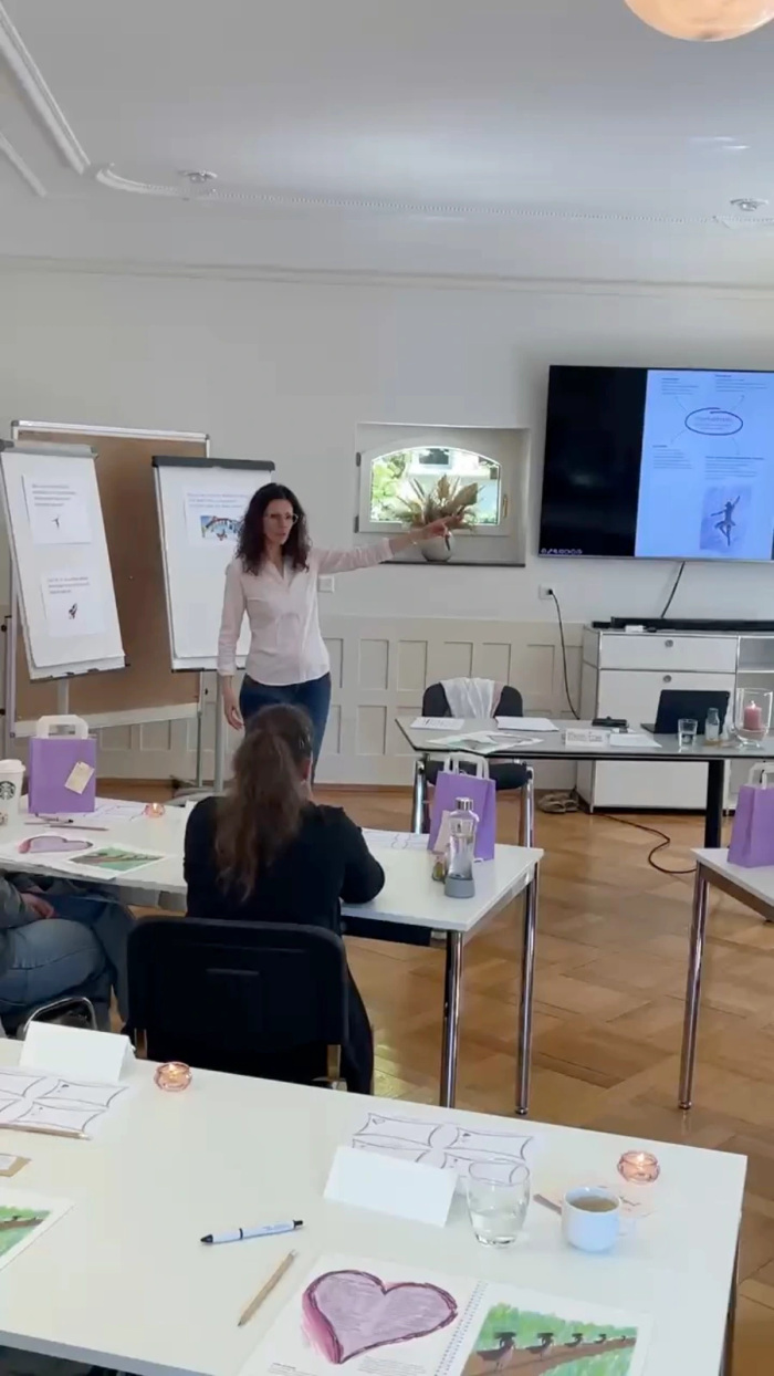 Martina im Workshop