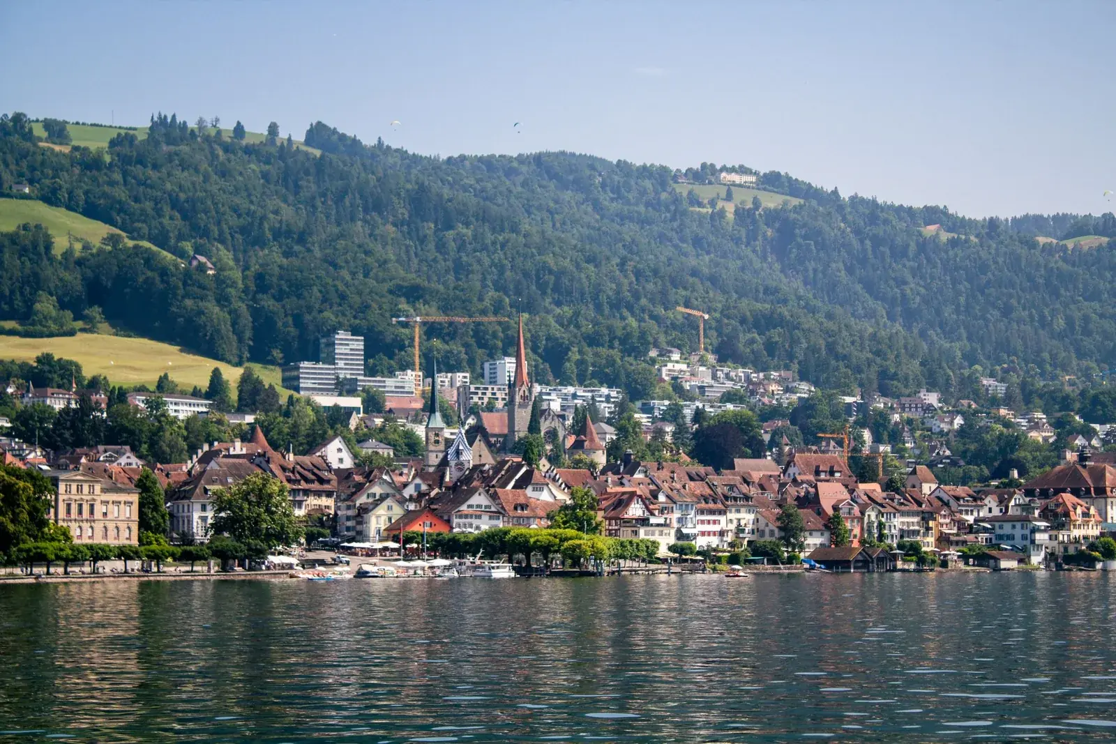 Blick über Zug